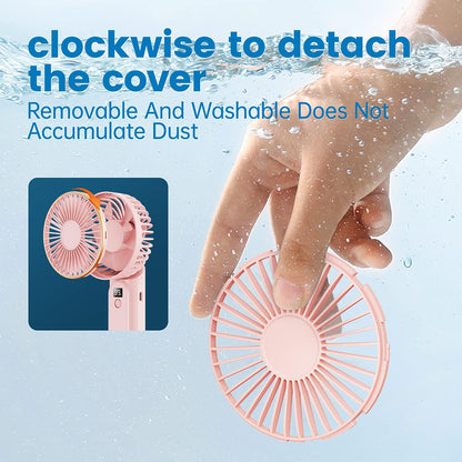 Ventilatore Portatile Techsuit M12, Rosa
