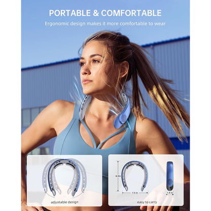 Ventilatore Portatile Techsuit S8, Blu
