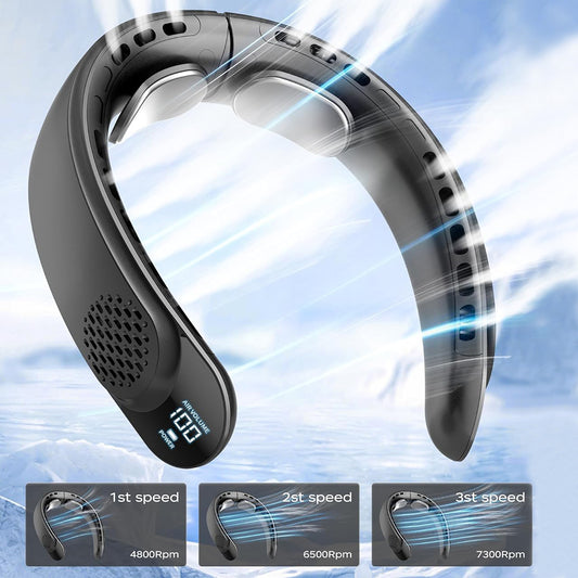 Ventilatore Portatile Techsuit S8, Nero