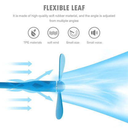 Ventilatore USB Techsuit TUF1, Blu