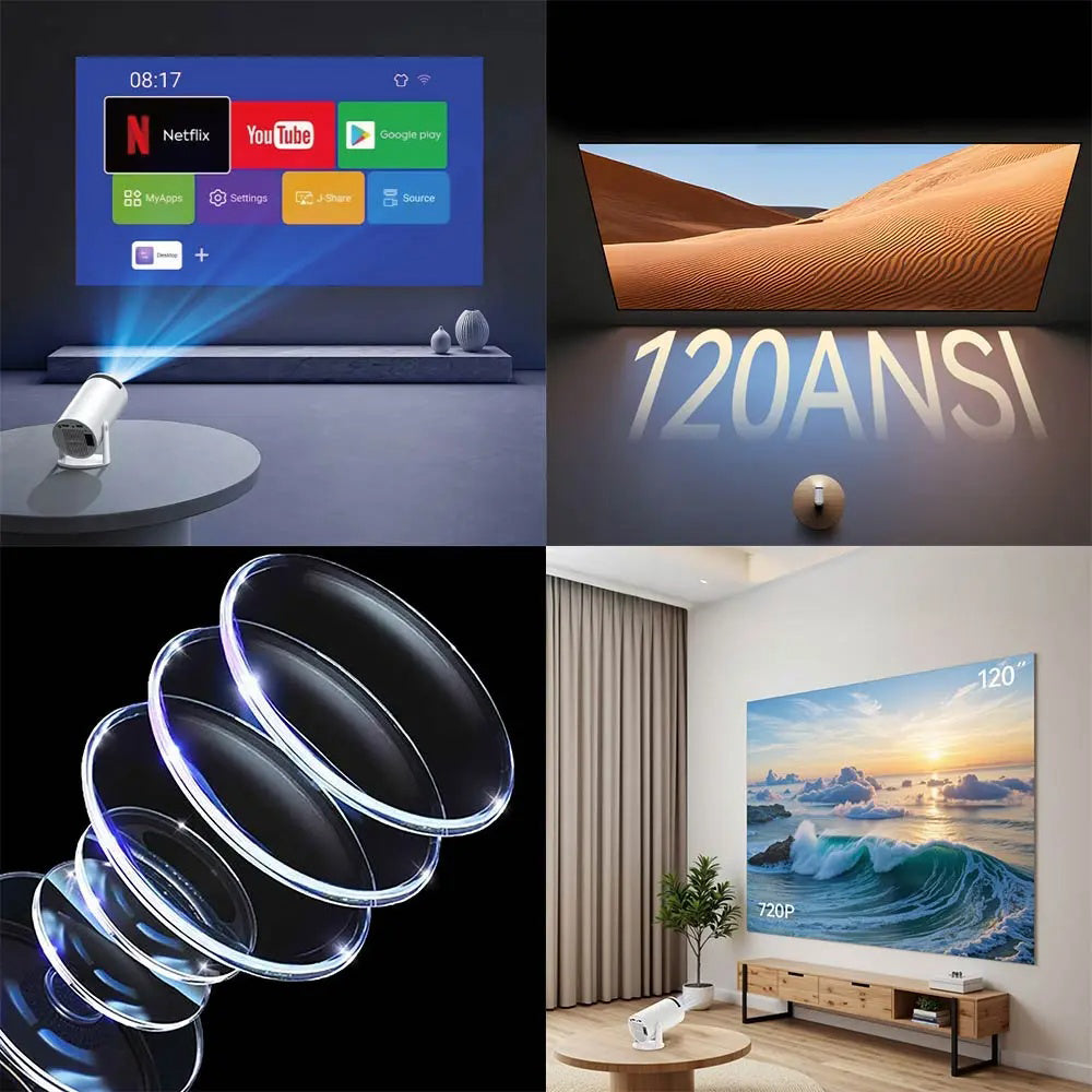 Videoproiettore Yesido TV14, 720P, 120ANSI, Bianco