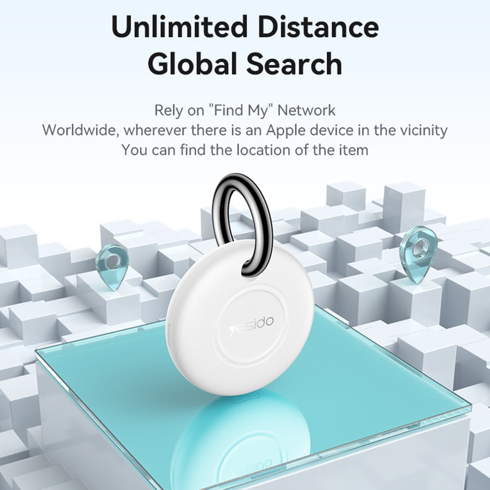 Yesido SmartTag EC14 per Serie iOS, Bianco