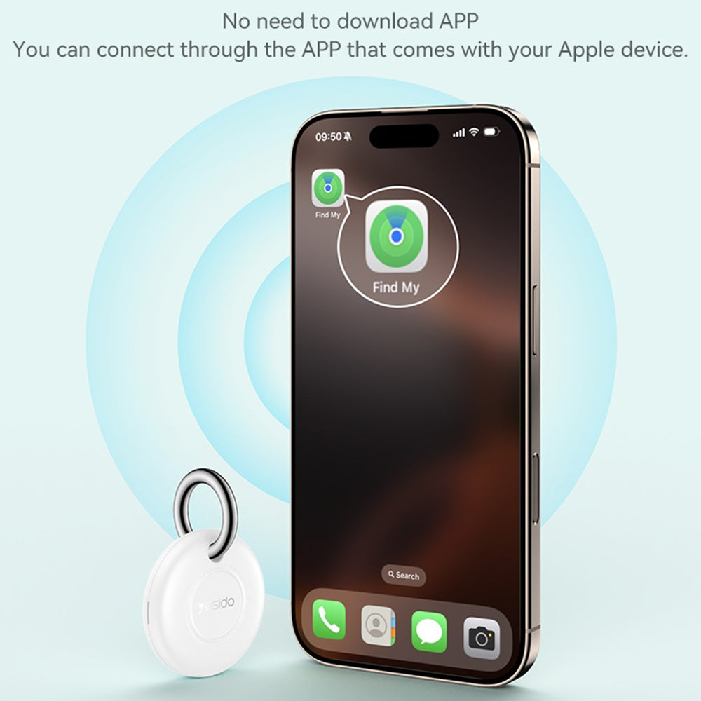 Yesido SmartTag EC14 per Serie iOS, Bianco