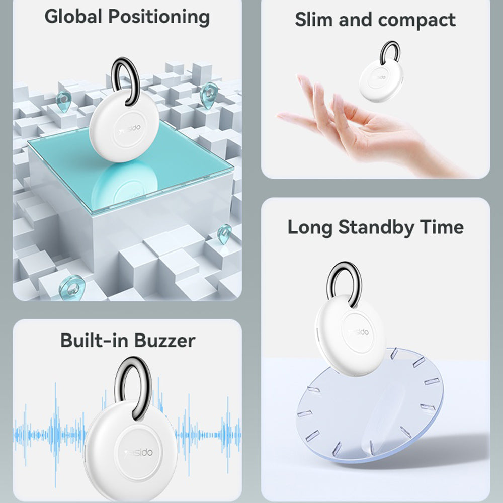 Yesido SmartTag EC14 per Serie iOS, Bianco