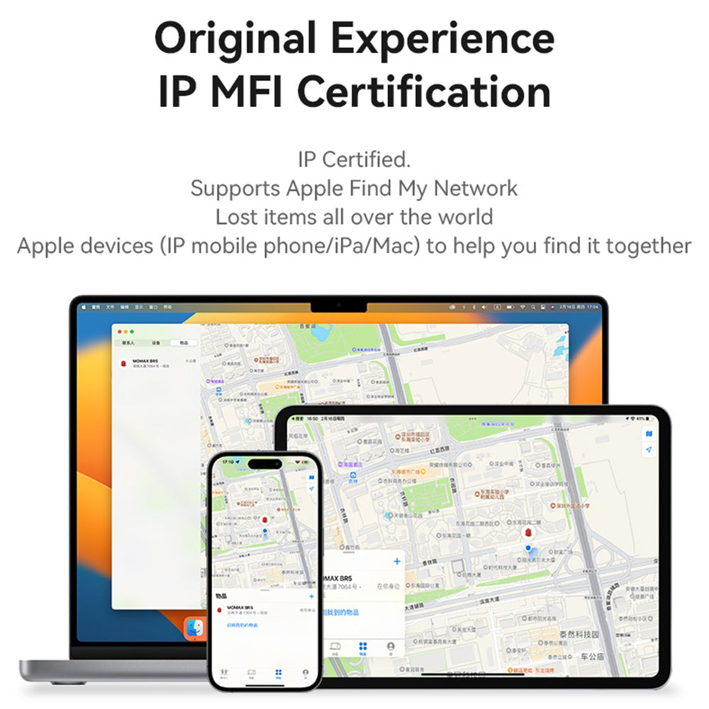 Yesido SmartTag EC14 per Serie iOS, Bianco